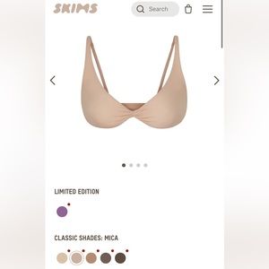 SKIMS FITS EVERYBODY SKIMPY SCOOP BRALETTE